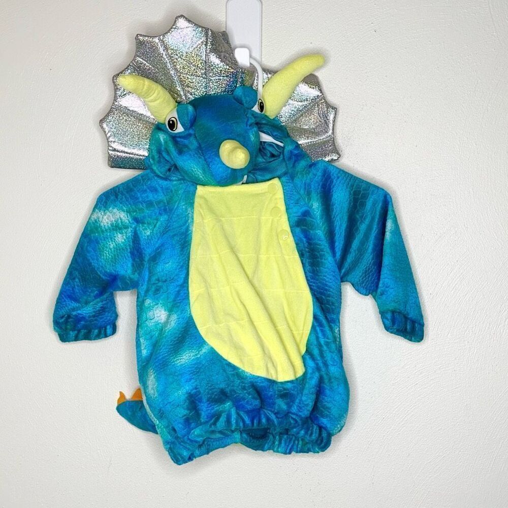 Hide & Eek Target Dinosaur One Piece Halloween Costume Triceratops - Toddler US